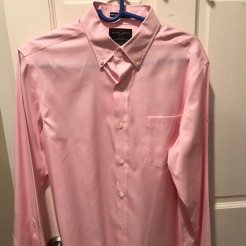 Pink men’s button down shirt